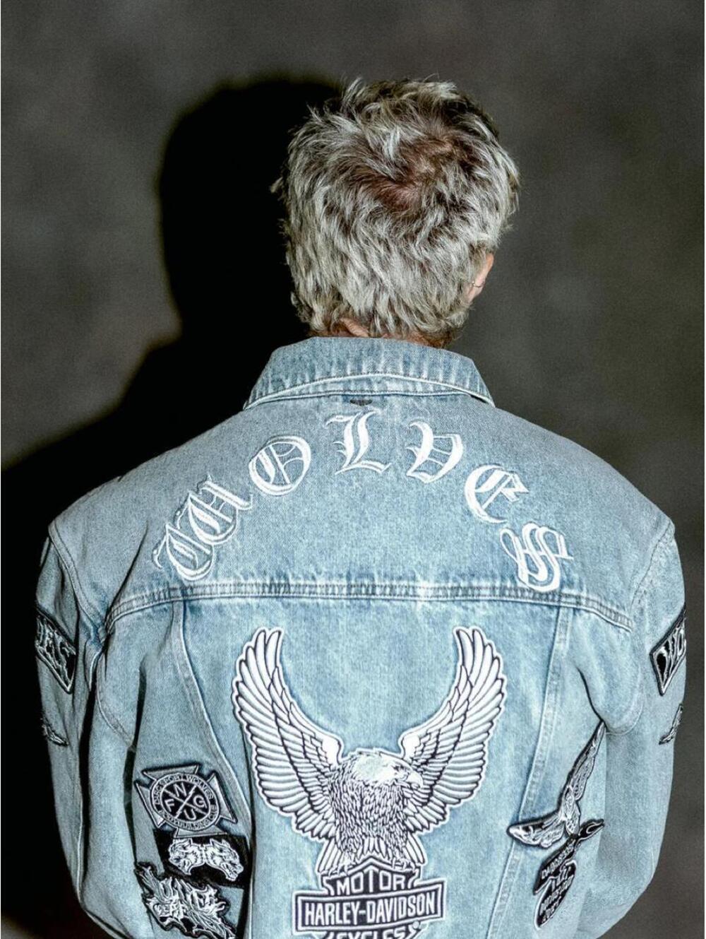BROTHERHOOD LEMY DENIM JACKET. SIZE MEDIUM #biker #denim - Picture 3 of 8